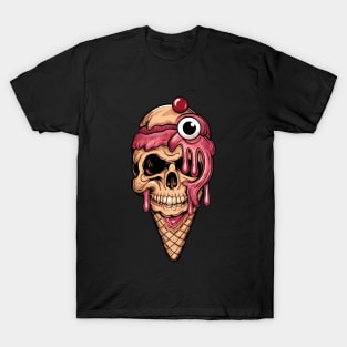 Horror Ice Cream Cone T-Shirt